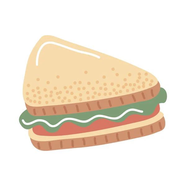 Φρέσκα σάντουιτς τρόφιμα — Διανυσματικό Αρχείο