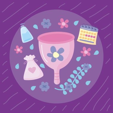 Adet ögeleri daire içinde