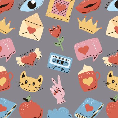 aşk yamaları deseni