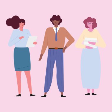 üç iş adamı karakteri