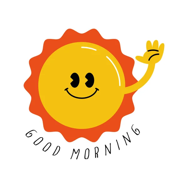 Good morning affirmation — Stock Vector