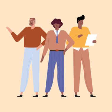 iş adamları üç karakter