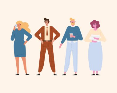 dört iş adamı karakteri