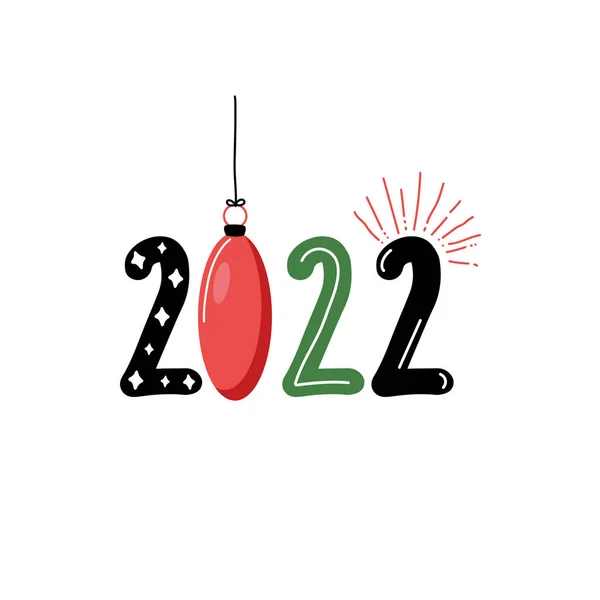 2022 année avec baisse — Image vectorielle