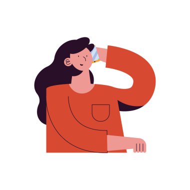 kadın Smartphone ile arama