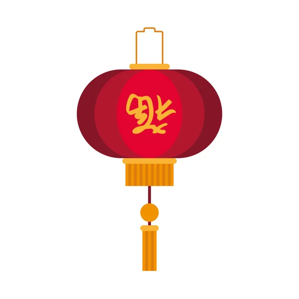 Chinesische Kulturlampe — Stockvektor