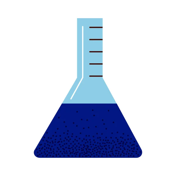 Laboratoriets vetenskapliga kolv — Stock vektor