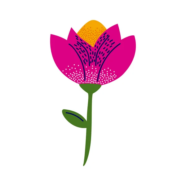 Rosa blomsterhage – stockvektor