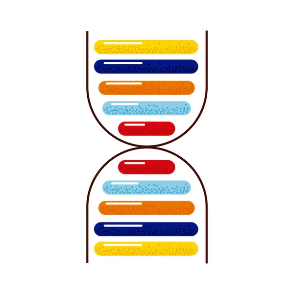 Partícula de molécula de dna — Vetor de Stock