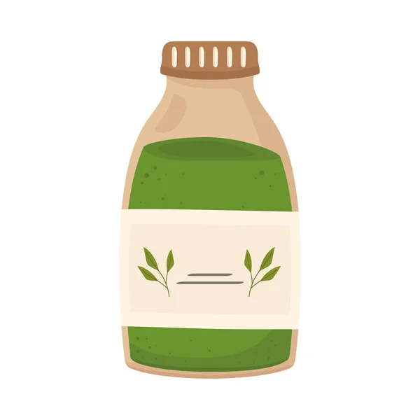 Bebida de té matcha — Vector de stock