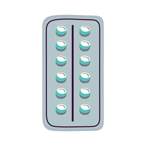 Tableta de pastillas — Archivo Imágenes Vectoriales