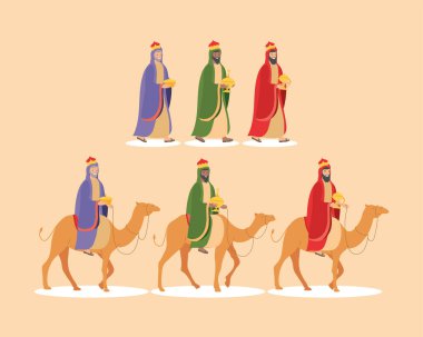 Altı ephiphany yemlik karakter