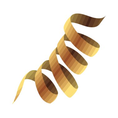 Altın konfeti kurdelesi