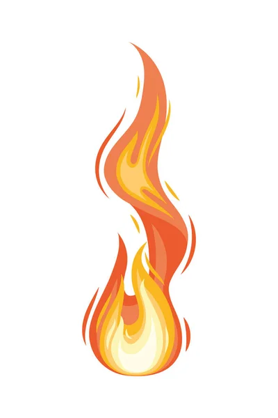 Fire flame ignite — Stock Vector