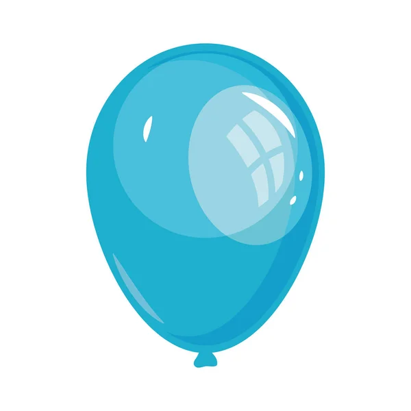 Блакитна куля гелій — стоковий вектор