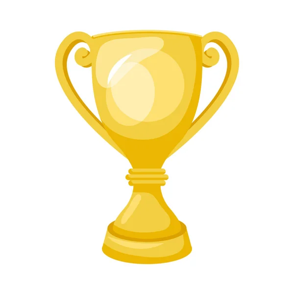 Arany trófeát kupa — Stock Vector