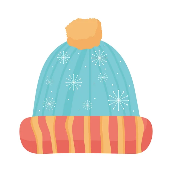 Hat for winter — Vetor de Stock