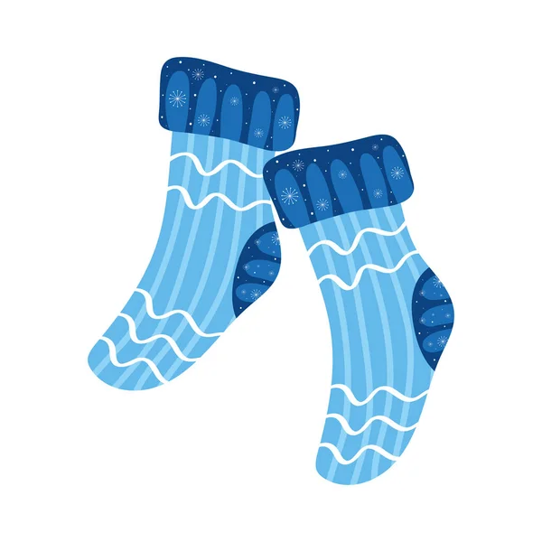 Socks for winter — Vector de stock
