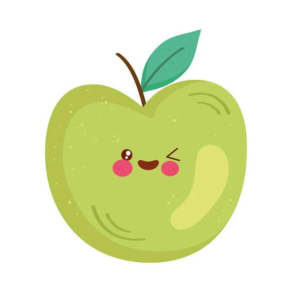 Owoce zielonego jabłka — Wektor stockowy