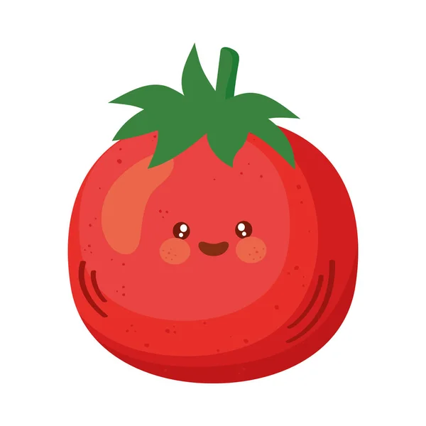 Sayuran tomat merah - Stok Vektor