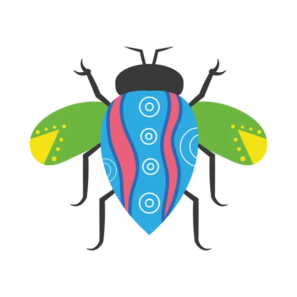 Insect scandinavian icon — Stockvektor