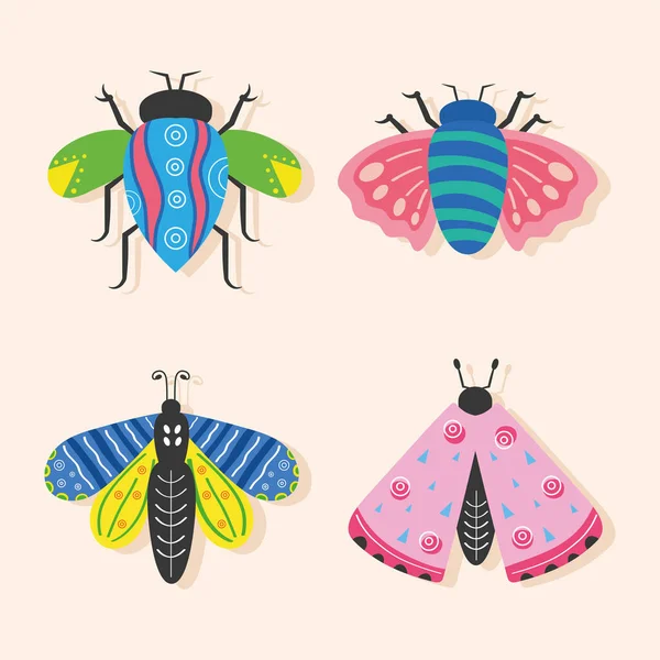 four scandinavian insects