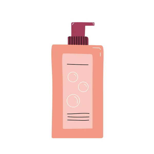 Skincare pink bottle — Stockový vektor