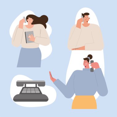 call center three operators