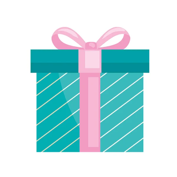 Regalo caja regalo — Vector de stock