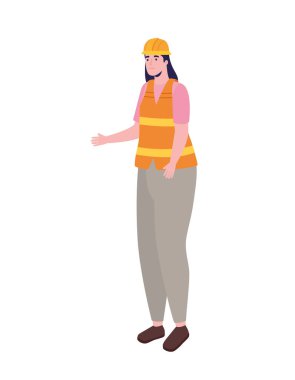 engineer woman standing