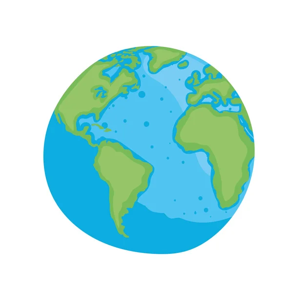 Earth planet world — Image vectorielle
