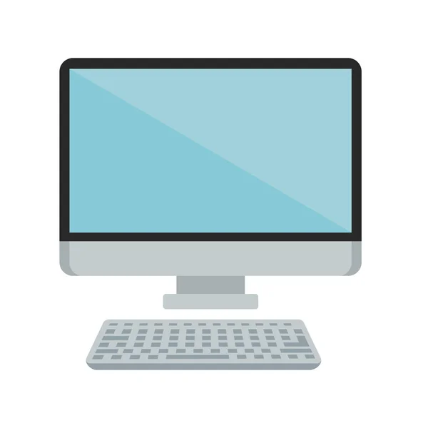 Dispositivo de computador desktop — Vetor de Stock