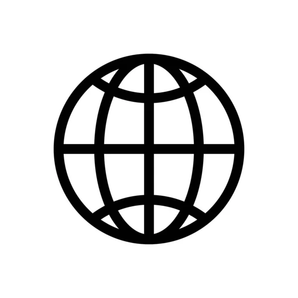 Sphere browser line style — Vetor de Stock