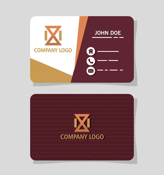Two company cards styles — Stock Vector