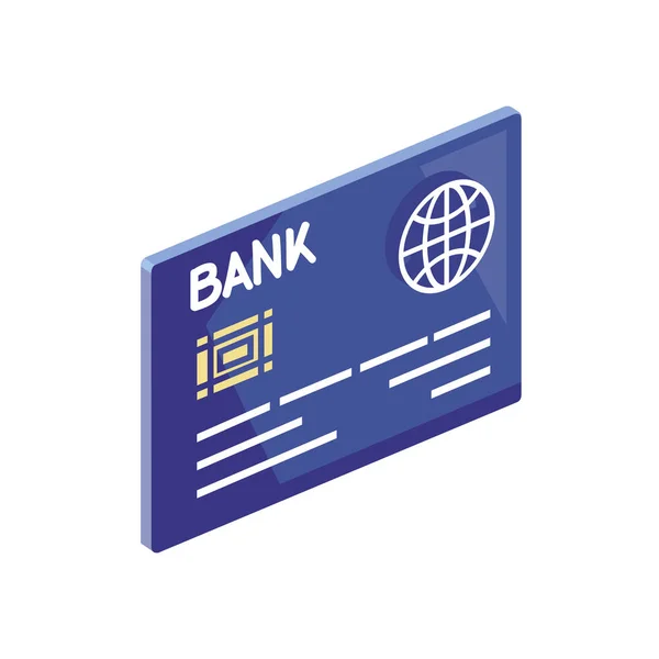 Banca della carta di credito — Vettoriale Stock
