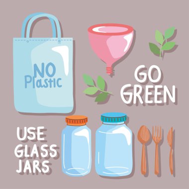 five go green icons