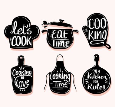 six food and cook labels