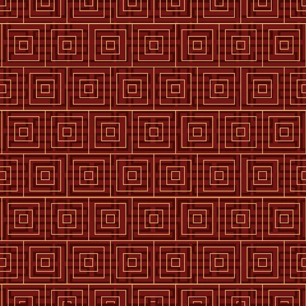 Geometric figures pattern red — 图库矢量图片