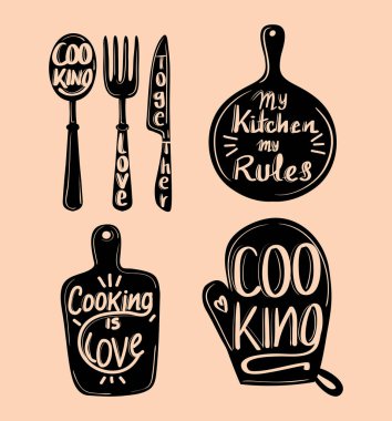 food and cook four labels