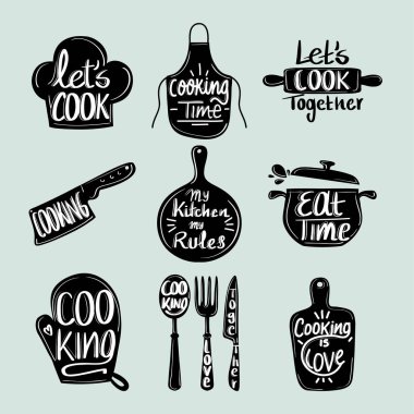 nine food and cook labels