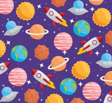space and universe pattern