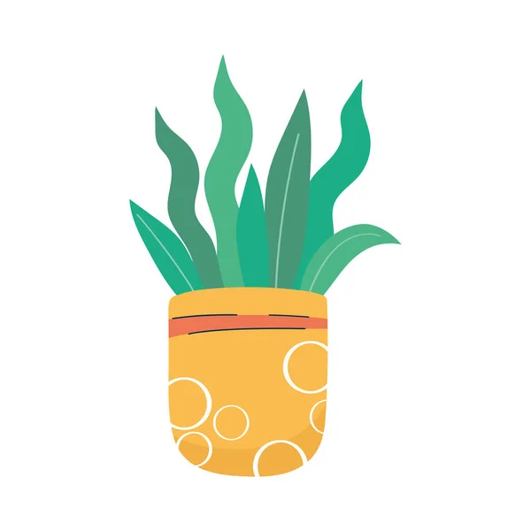 Cute houseplant dodle style — стоковый вектор