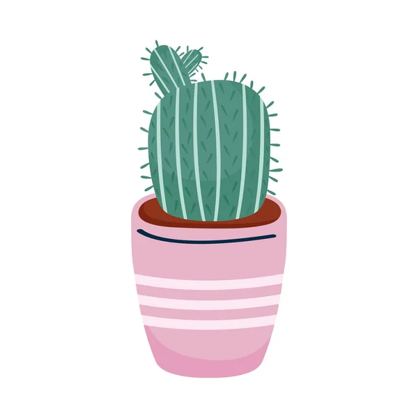 Roztomilá kaktusová rostlina — Stockový vektor