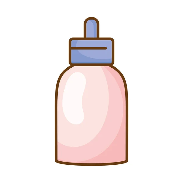 Пляшка крапельниці зі шкіри — стоковий вектор