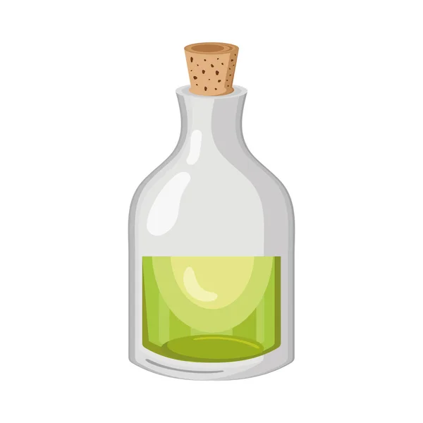 Yeşil çay şişe — Stok Vektör
