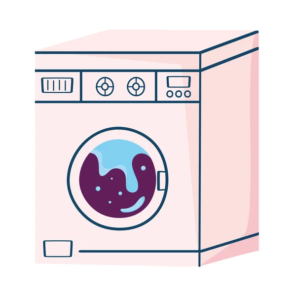 Wasmachine apparaat — Stockvector