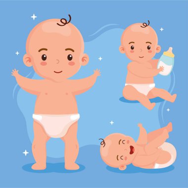 üç küçük bebek karakteri