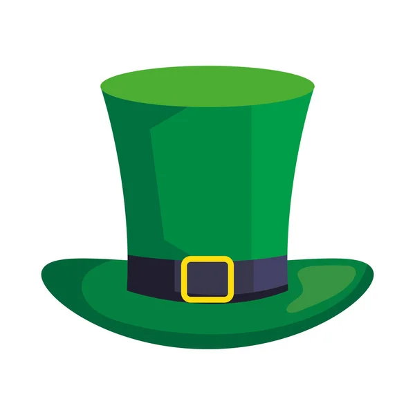 Leprechaun绿色顶帽 — 图库矢量图片