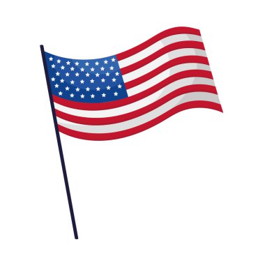 ABD bayrağı direkte