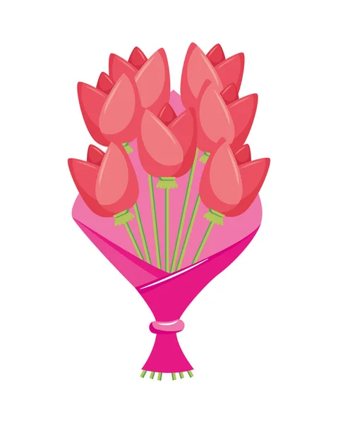 Букет цветов роз — стоковый вектор
